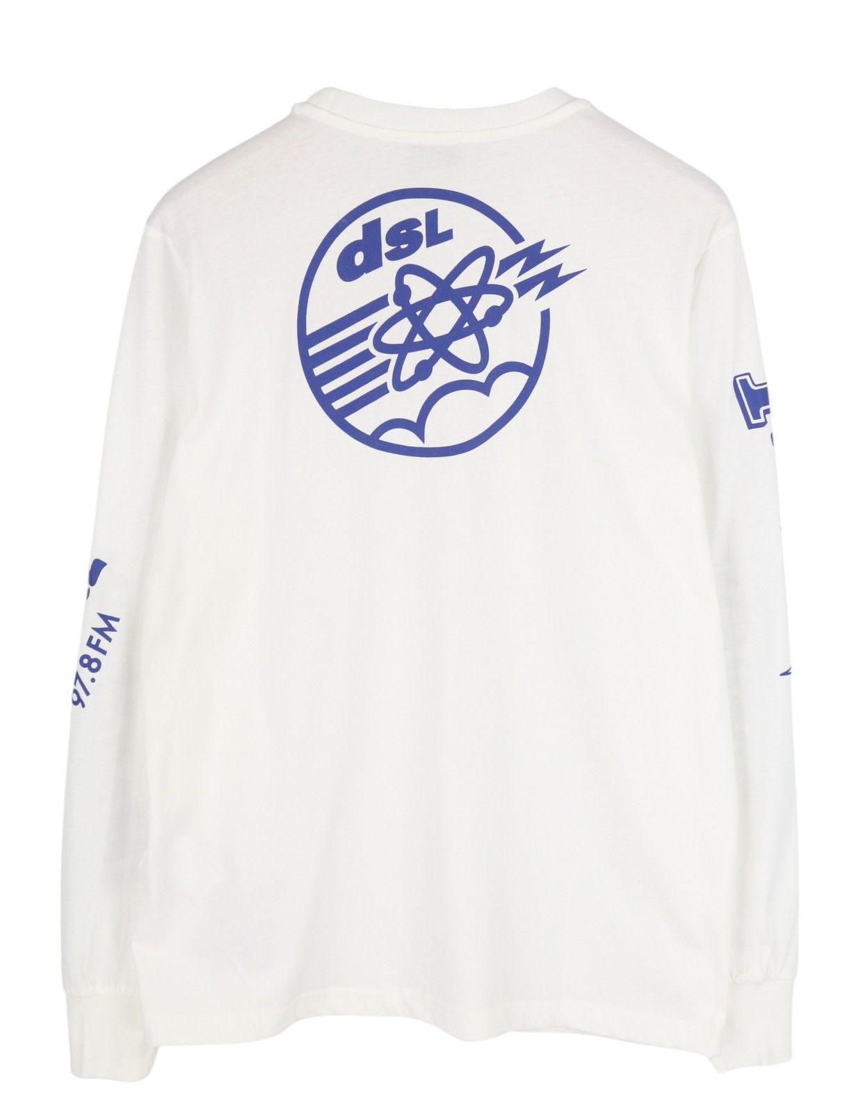 Diesel T-JUST-LS-E6 L White Crew Logo T-Shirt 41152 Size US L / EU 52-54 / 3 - 2 Thumbnail