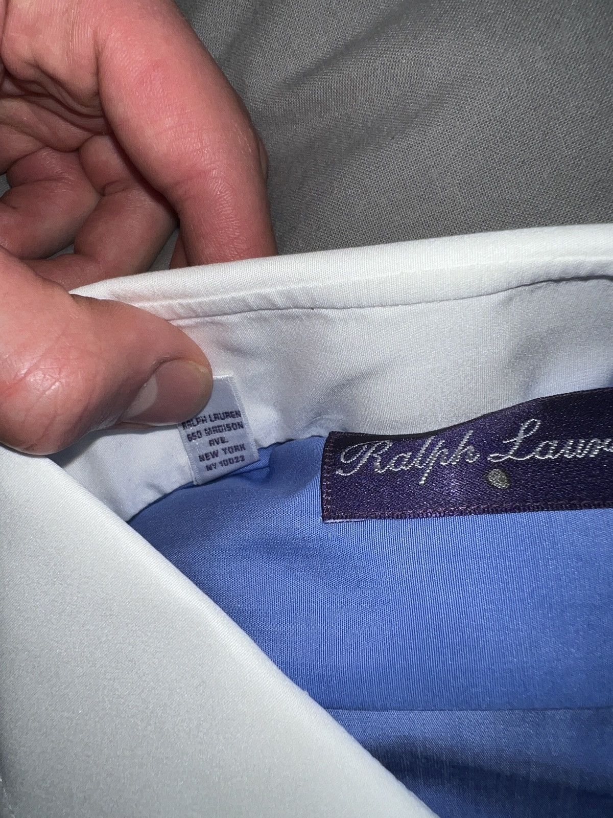 Polo Ralph Lauren × Ralph Lauren Purple Label Blue purple label shirt Size US L / EU 52-54 / 3 - 3 Thumbnail
