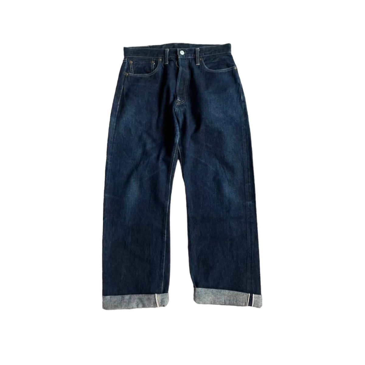 image of Avant Garde x Denime Vintage Denime Selvedge Denim Loose Pants in Vintage Washed Denim (Size 31)