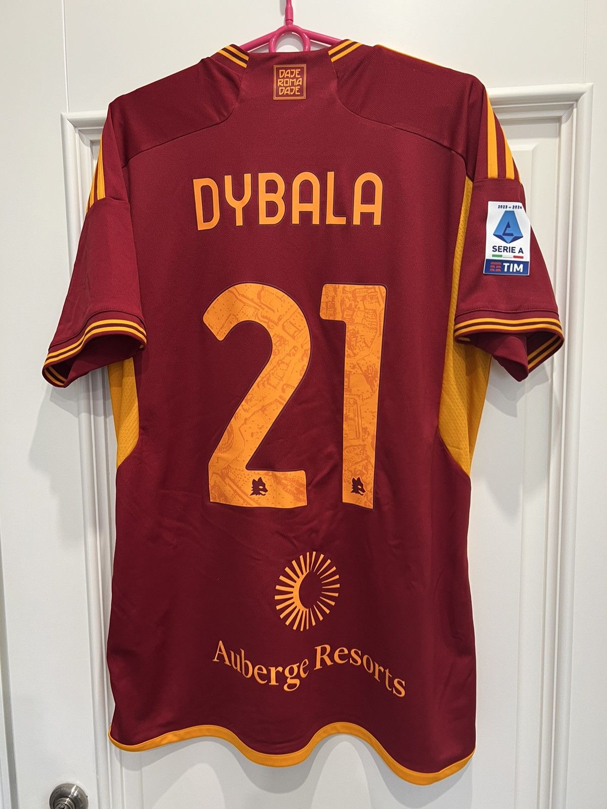 Adidas As Roma adidas Dybala Jersey soccer italian Calcio Size US L / EU 52-54 / 3 - 9 Thumbnail