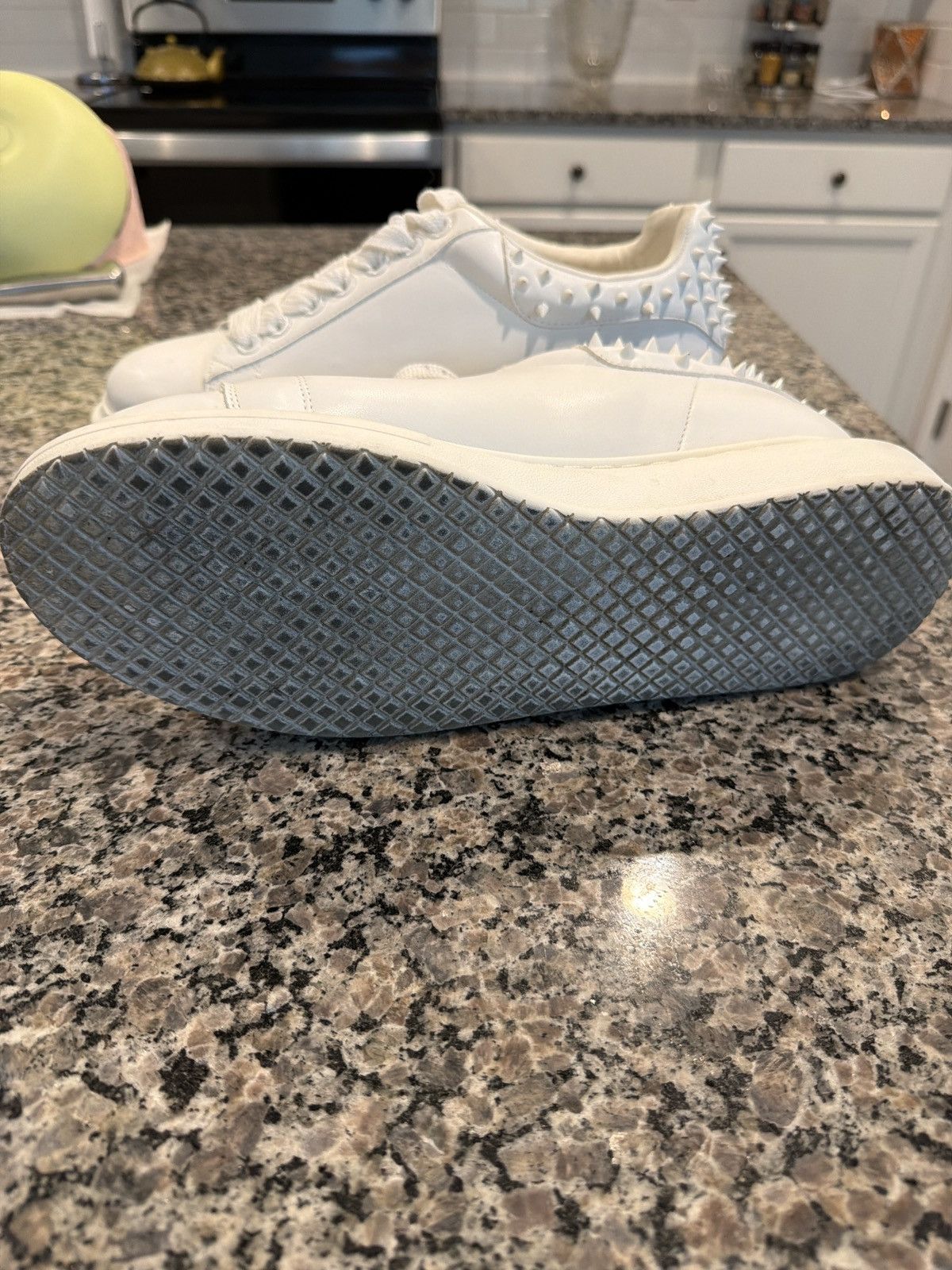 Steve Madden Steve Madden FROSTING Studded Flatform Sneaker Size US 11.5 / EU 44-45 - 5 Thumbnail