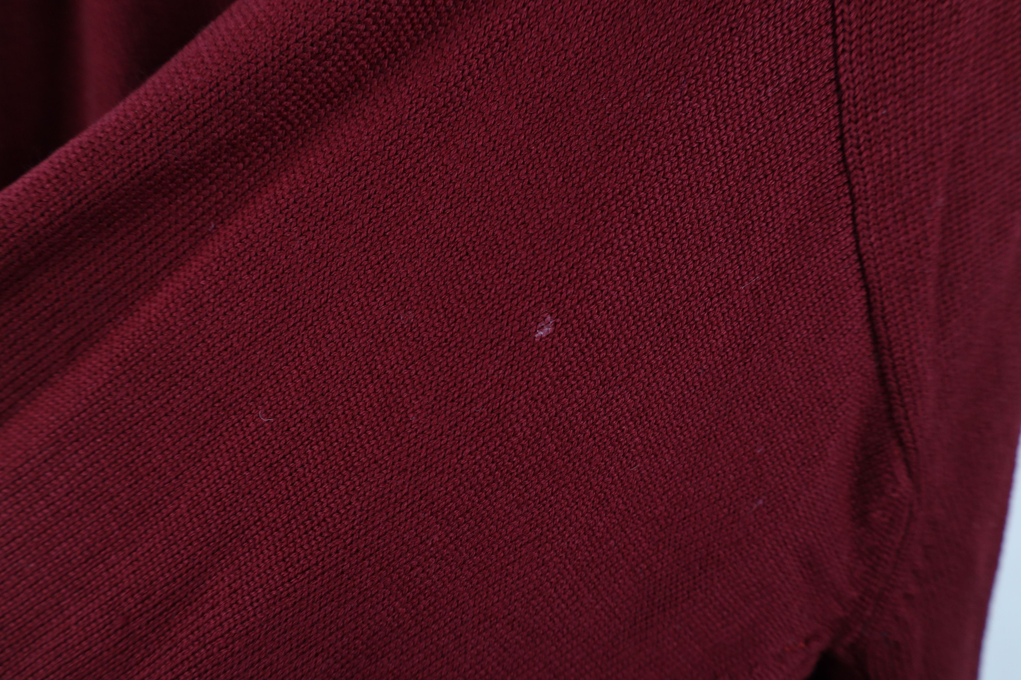 Vintage Vintage 90s Streetwear Superfine Wool Knit V-Neck Sweater Size US XL / EU 56 / 4 - 7 Thumbnail
