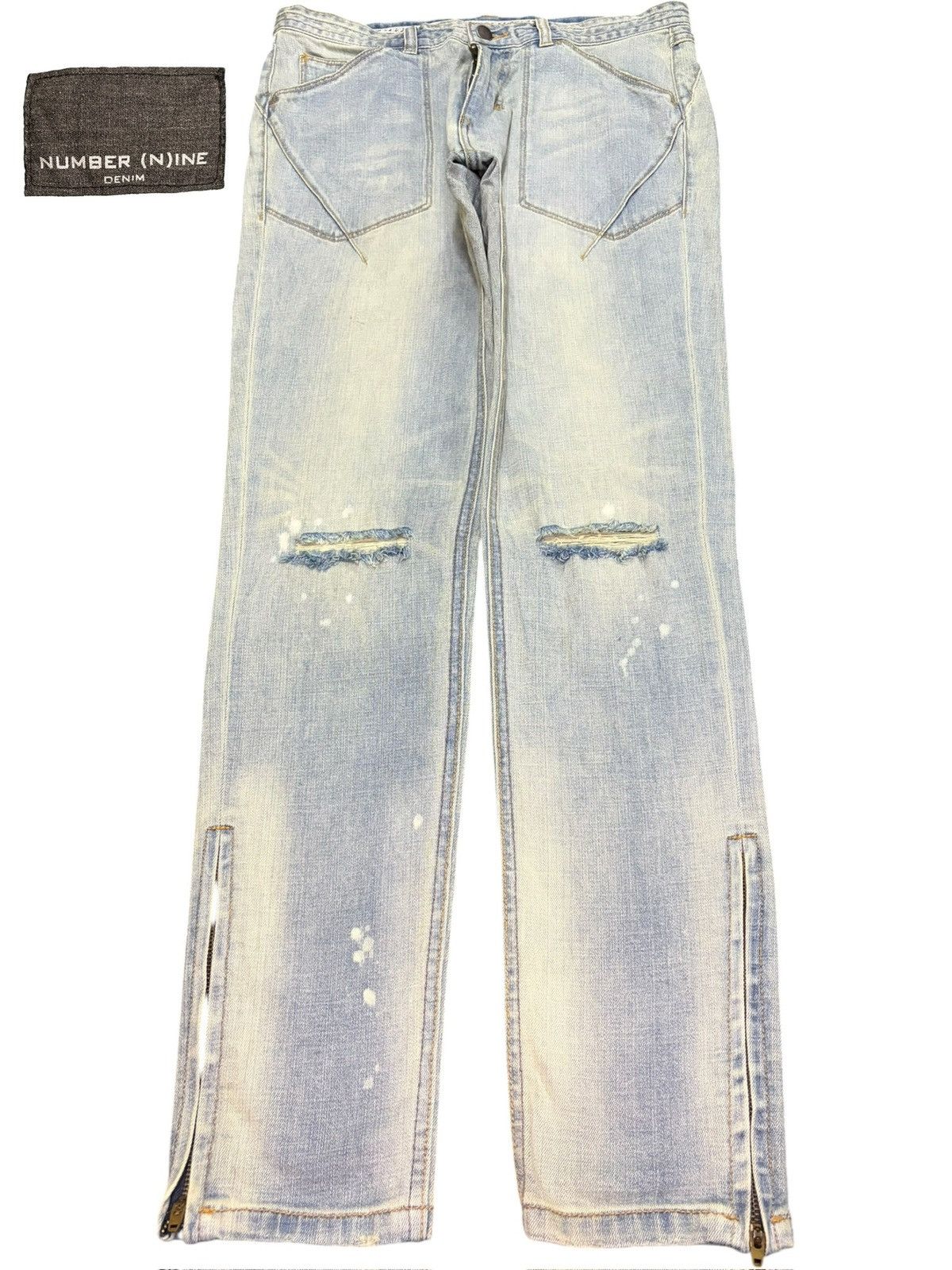 Number Nine Distressed Jeans | Grailed