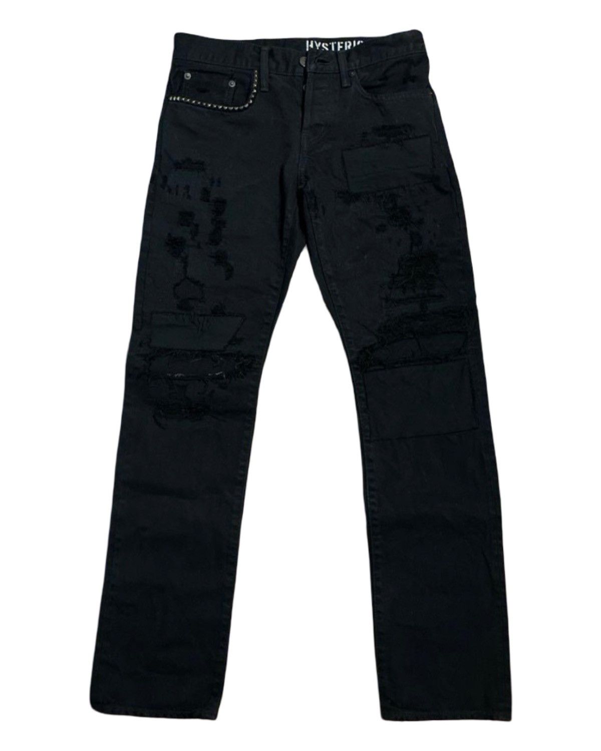 Hysteric Glamour SS06 Sample Distressed Scab Denim | Grailed
