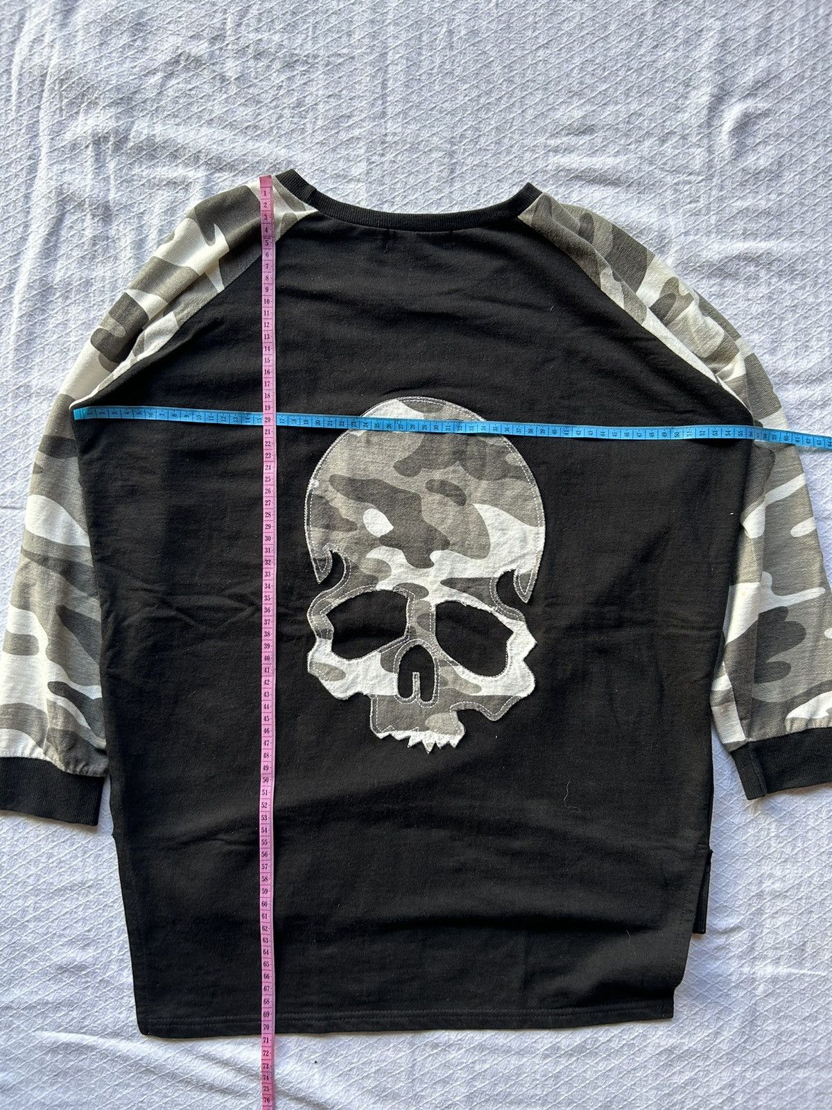 Japanese Brand Japanese Camo Skull Long Sleeve Size US L / EU 52-54 / 3 - 9 Thumbnail