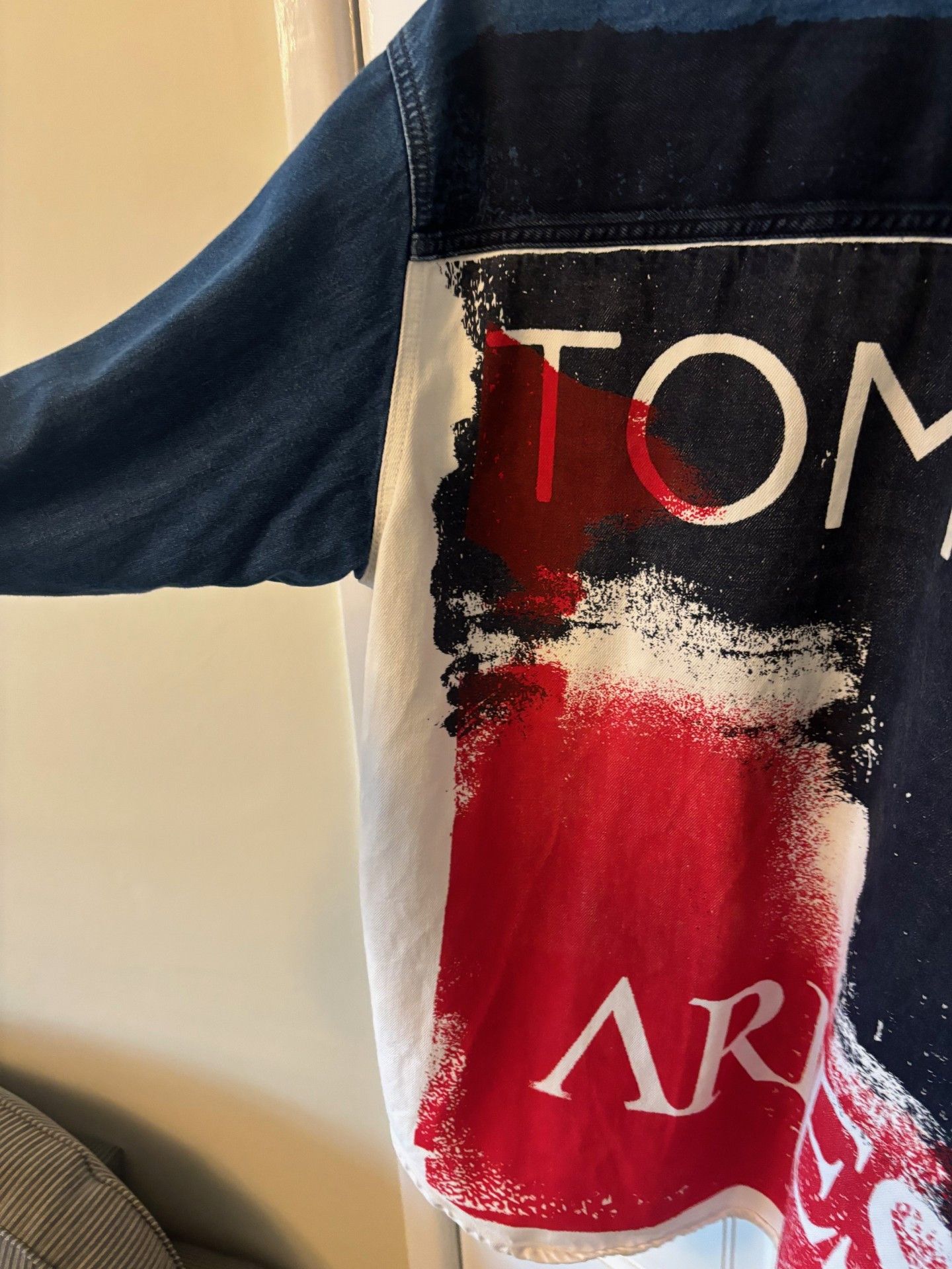 Aries × Tommy Hilfiger Tommy x Aries Graphic Denim Jacket Size US L / EU 52-54 / 3 - 10 Thumbnail