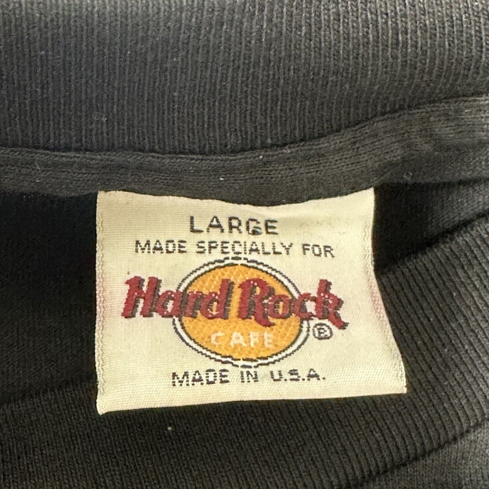 Hard Rock Cafe Vintage Hard Rock Cafe Miami Large Black Graphic T Shirt Size US L / EU 52-54 / 3 - 3 Thumbnail