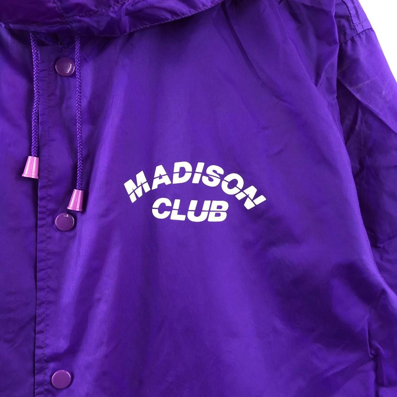 Madison THE MADISON CLUB Windbreaker Purple Parka Hoodie Jacket Size XL / US 12-14 / IT 48-50 - 5 Thumbnail