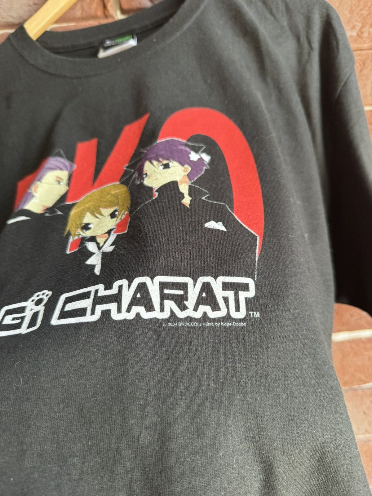 Anime Rare Vintage 2004 Promo Tee Di Gi Charat Anime 00s T Shirt Size US L / EU 52-54 / 3 - 3 Thumbnail