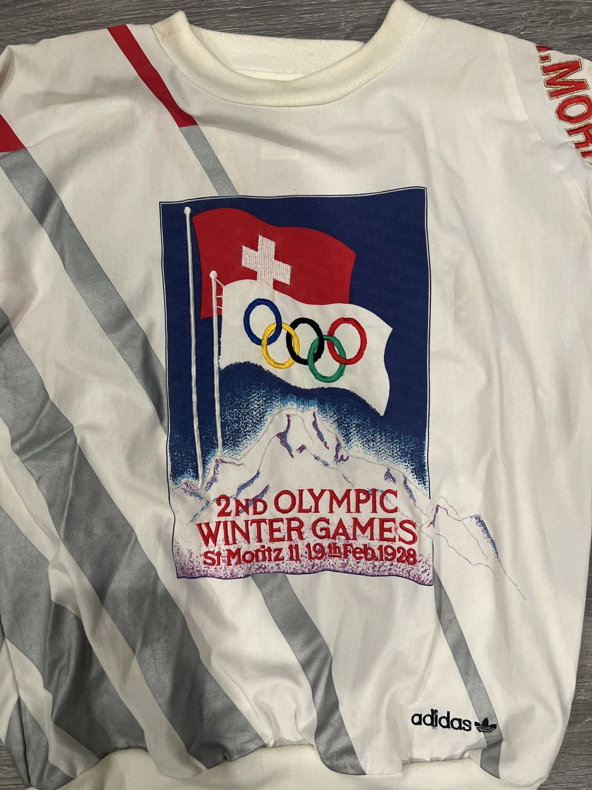 Adidas Usa Olympics Vintage Vintage 90s Adidas 2nd Winter Olympics Sweatshirt Grailed