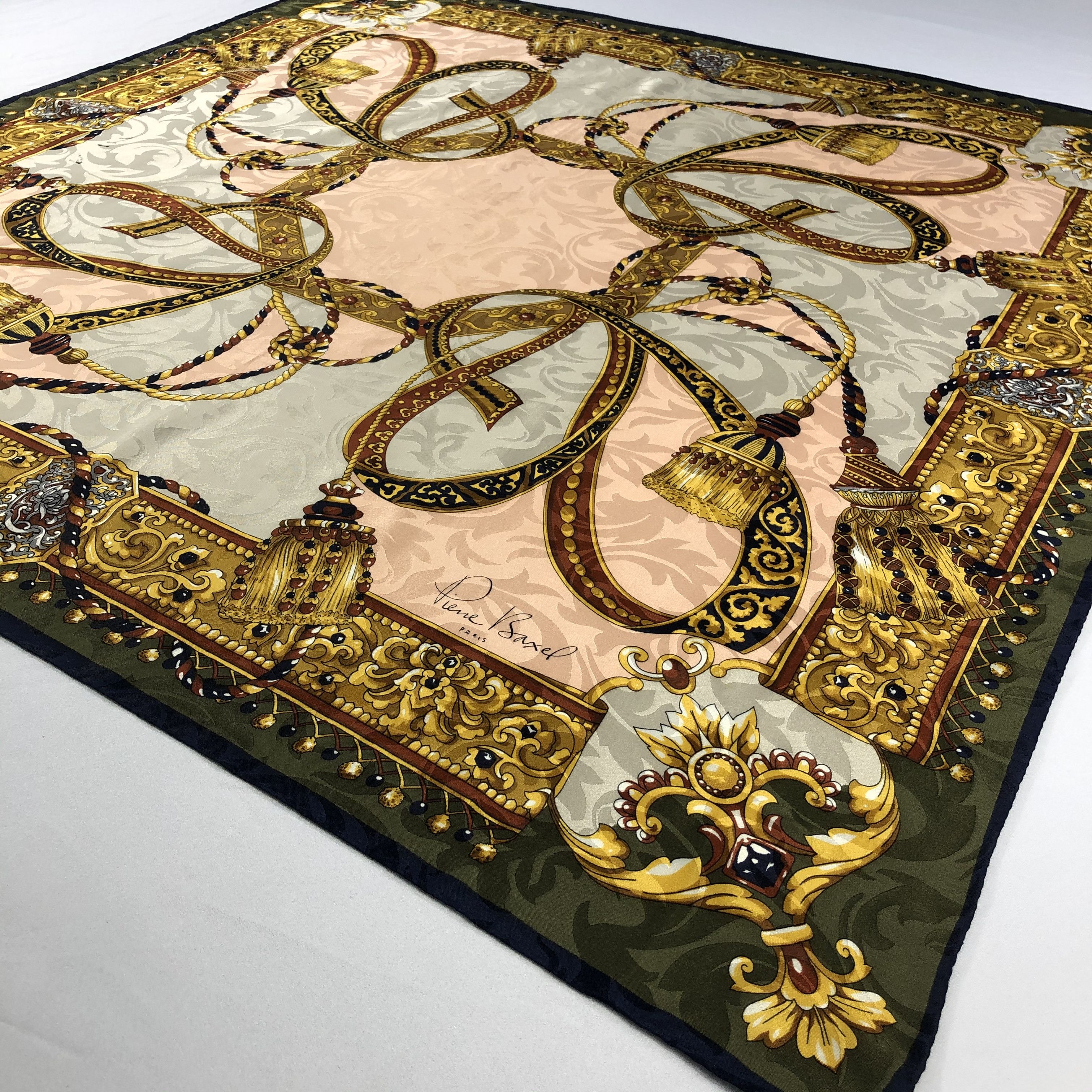 Other Vintage Pierre Baxel Silk Scarf Size ONE SIZE - 3 Thumbnail