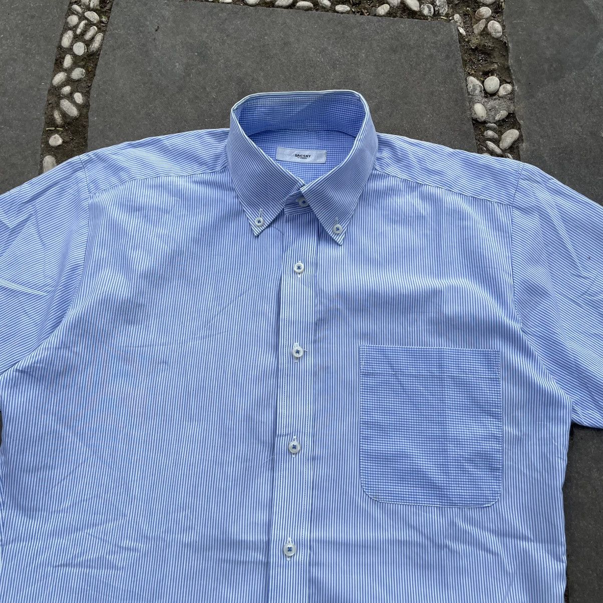 Yohji Yamamoto NEED GONE🔥2000s SACSNY YACCO short sleeve shirt Size US M / EU 48-50 / 2 - 2 Thumbnail