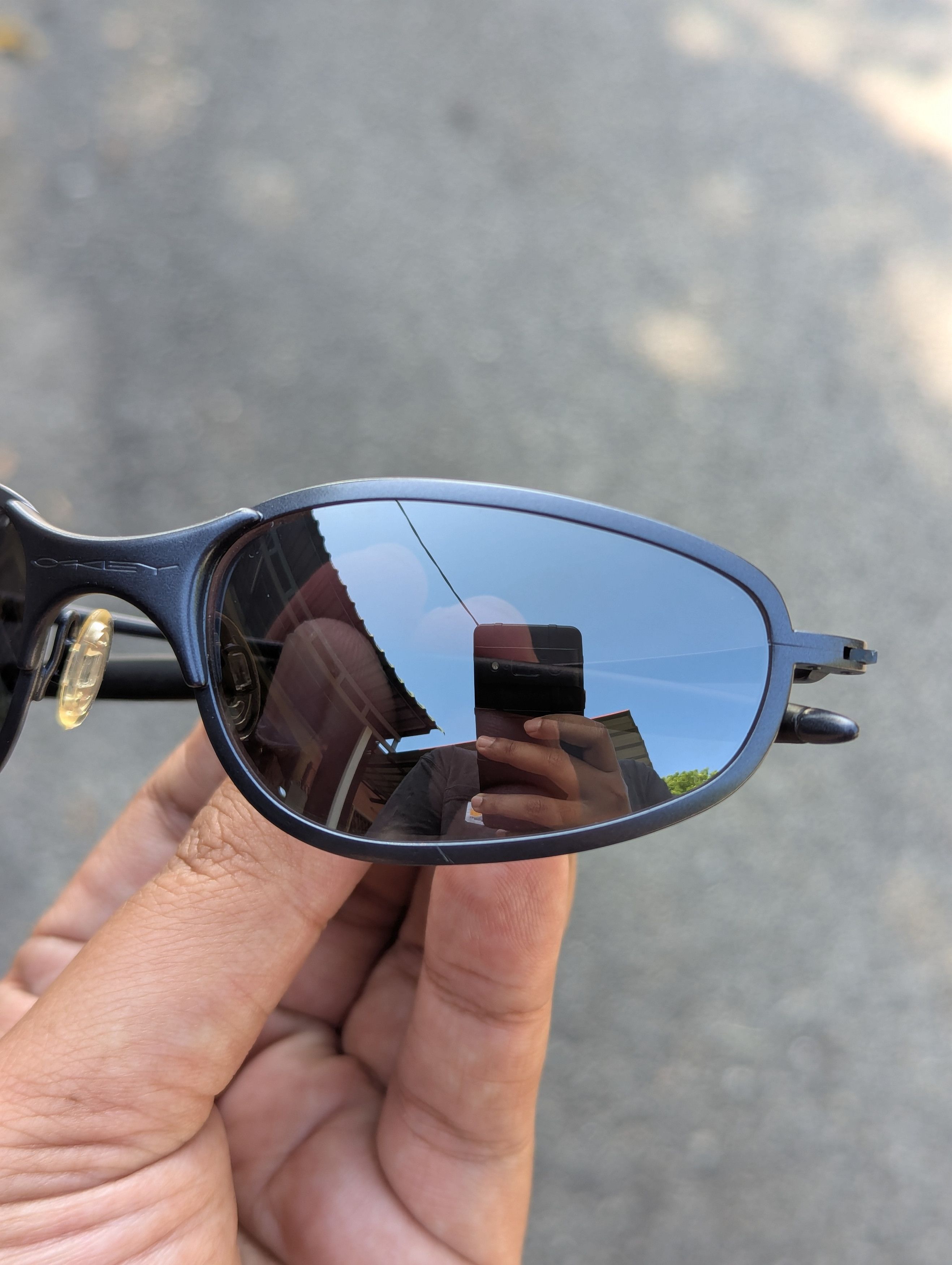 Oakley 🔥FREE SHIPPING 🔥Vintage OAKLEY A WIRE THICK Sunglasses Size ONE SIZE - 3 Thumbnail