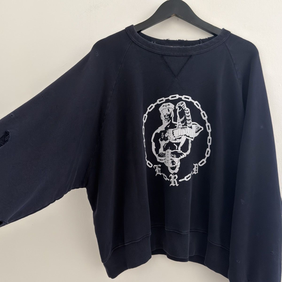 Enfants Riches Deprimes ERD ‘En Chaine’ Le Rosey Distressed Crewneck Size US M / EU 48-50 / 2 - 4 Thumbnail