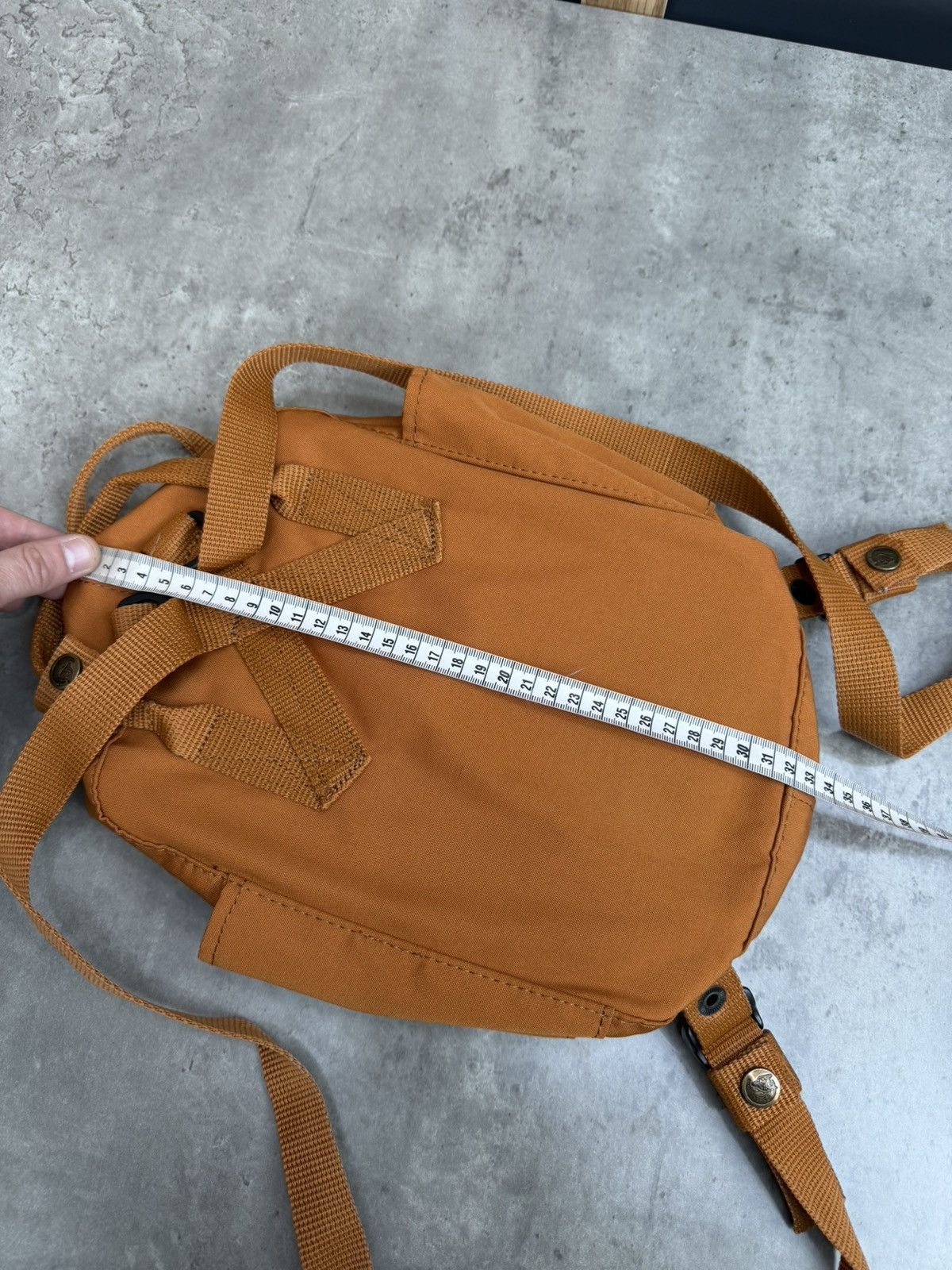Fjallraven Fjallraben Kanken Mini Backpack Orange/Brown Unisex Size ONE SIZE - 12 Thumbnail