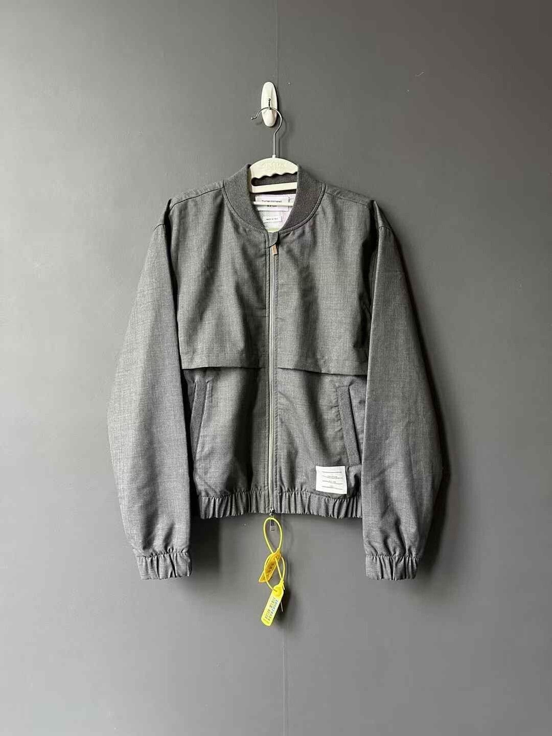 Thom Browne thom browne gray striped jacket Size US S / EU 44-46 / 1 - 1 Thumbnail