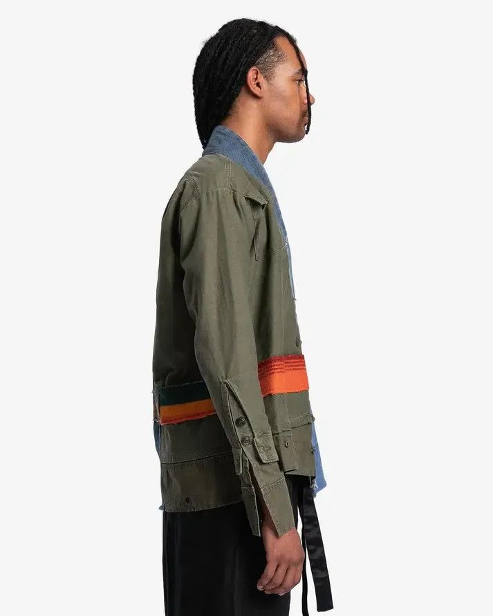 Greg Lauren $1800 Greg Lauren Denim Baker Kimono Patchwork GL1 Size US L / EU 52-54 / 3 - 2 Thumbnail