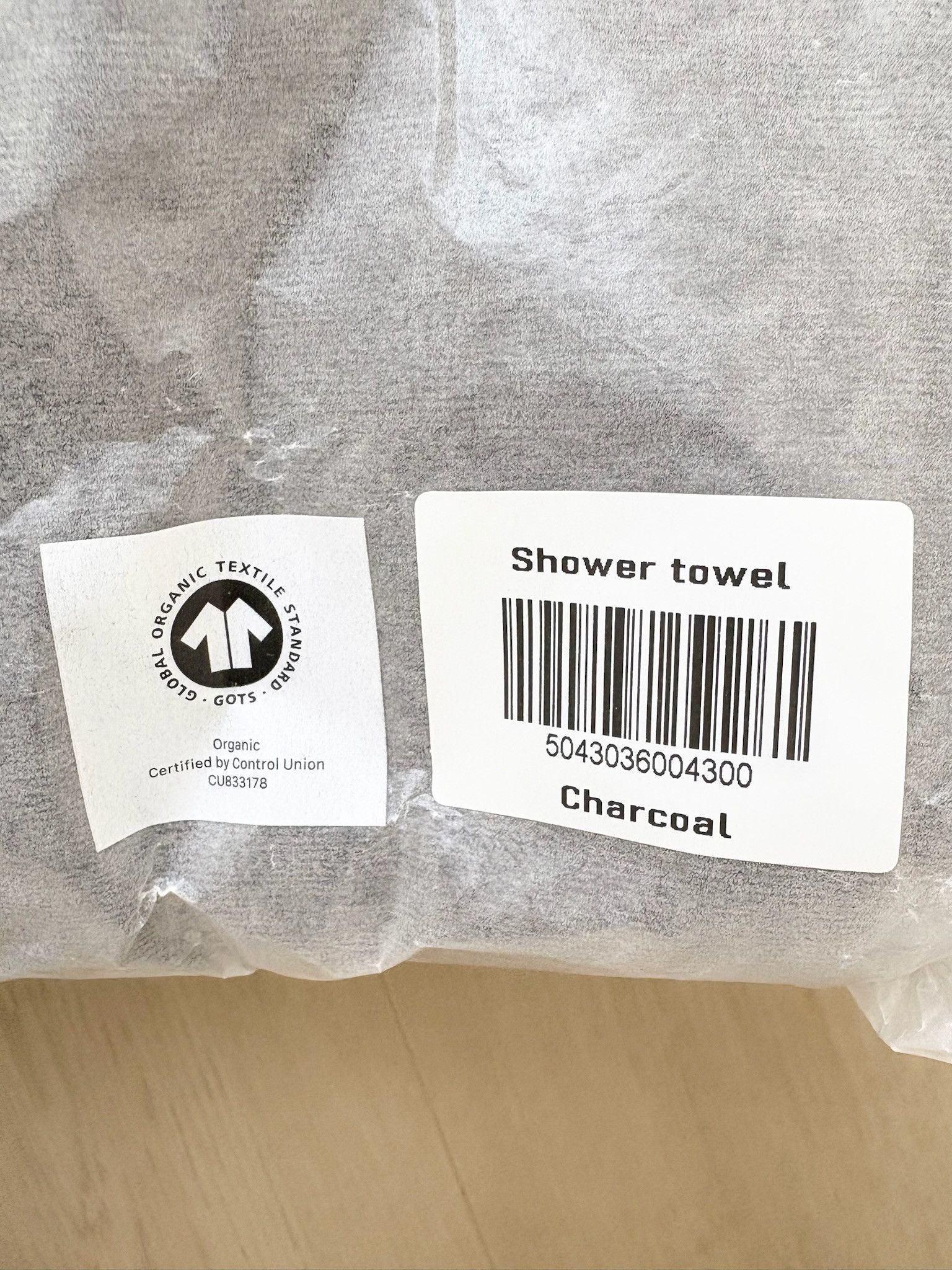 JJJJound JJJJound charcoal bath & hand towel set Size ONE SIZE - 6 Thumbnail
