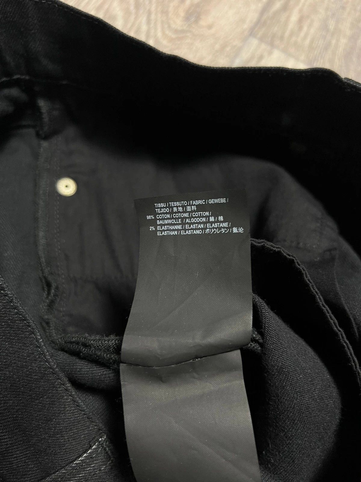 Saint Laurent Paris Saint laurent SLP Faded Black D02 Whisker Denim Hedi Slimane Size US 32 / EU 48 - 9 Thumbnail