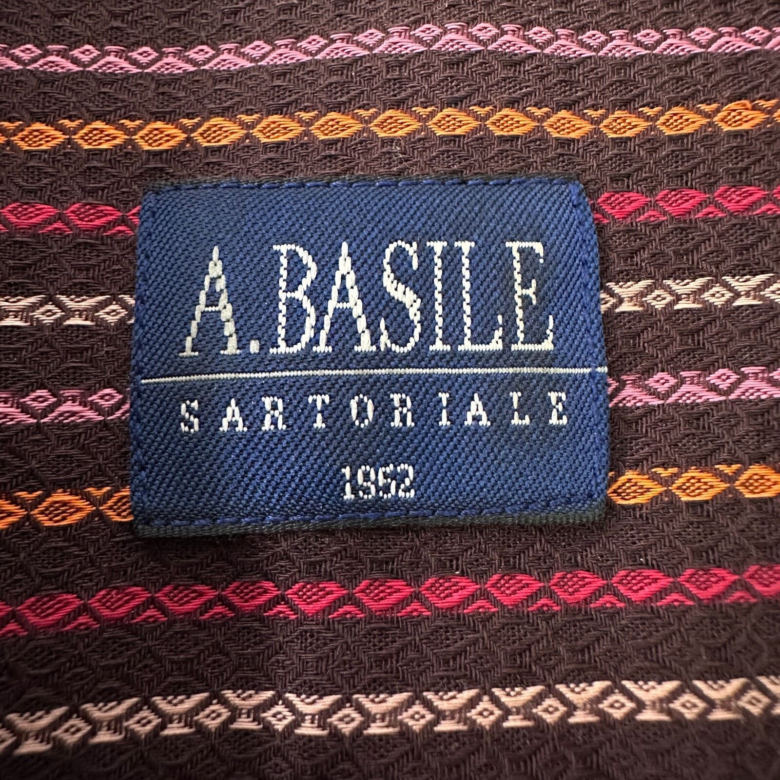 Other A BASILE Dress Shirt Mens 16 Multicolor Long Sleeve Size US L / EU 52-54 / 3 - 7 Thumbnail