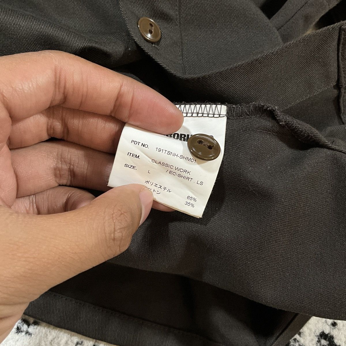 Neighborhood NEIGHBORHOOD CLASSIC WORK/EC-SHIRT.LS Size US L / EU 52-54 / 3 - 10 Thumbnail
