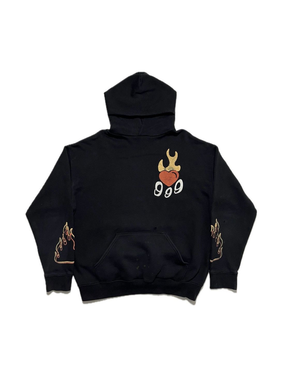 999 Club Jucid Wrld 999 Hoodie Double Sided Print Flame Size US M / EU 48-50 / 2 - 1 Thumbnail