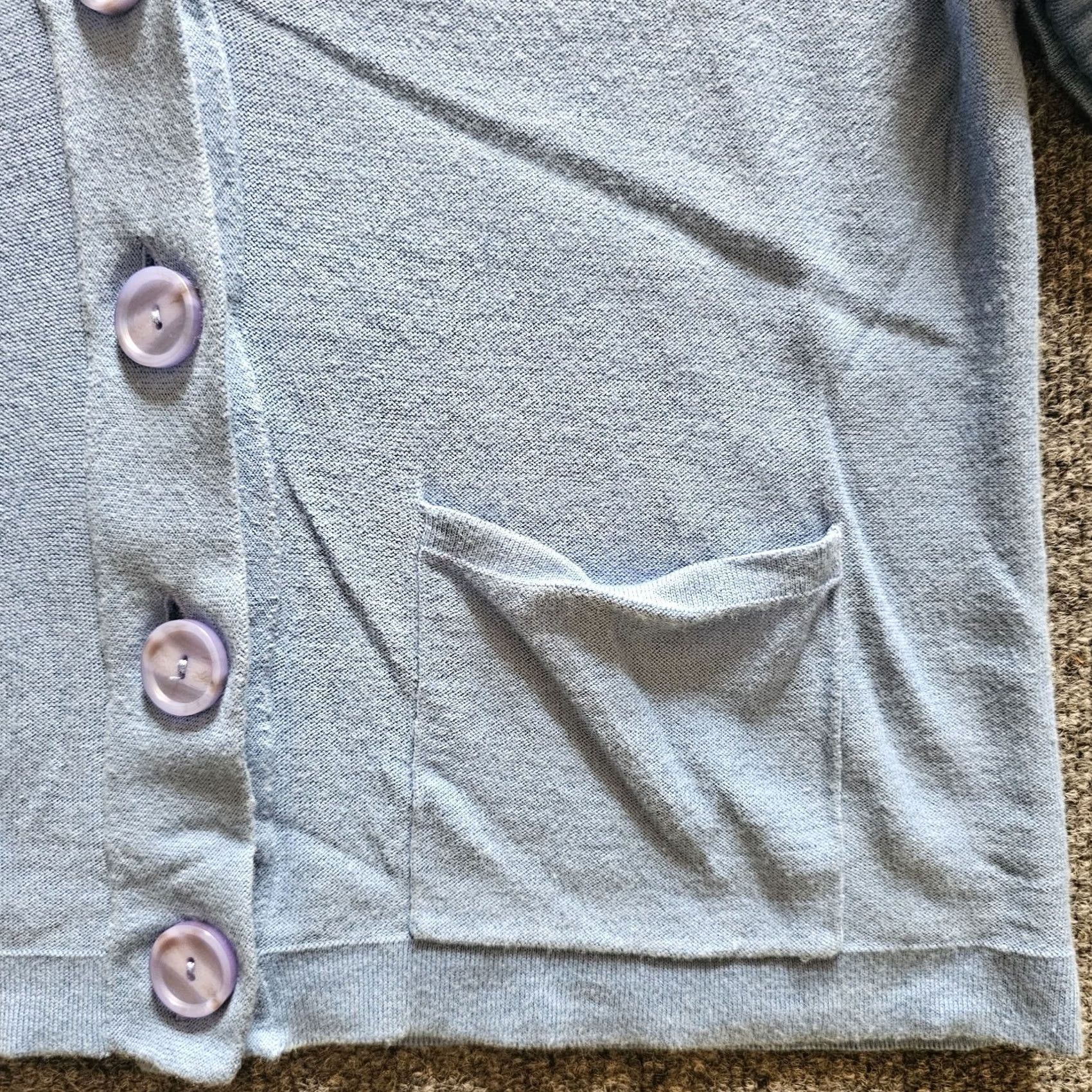Patagonia Patagonia Cardigan Womens Medium Blue Button Sweater 3/4 Sleeve V Neck Casual Size M / US 6-8 / IT 42-44 - 4 Thumbnail