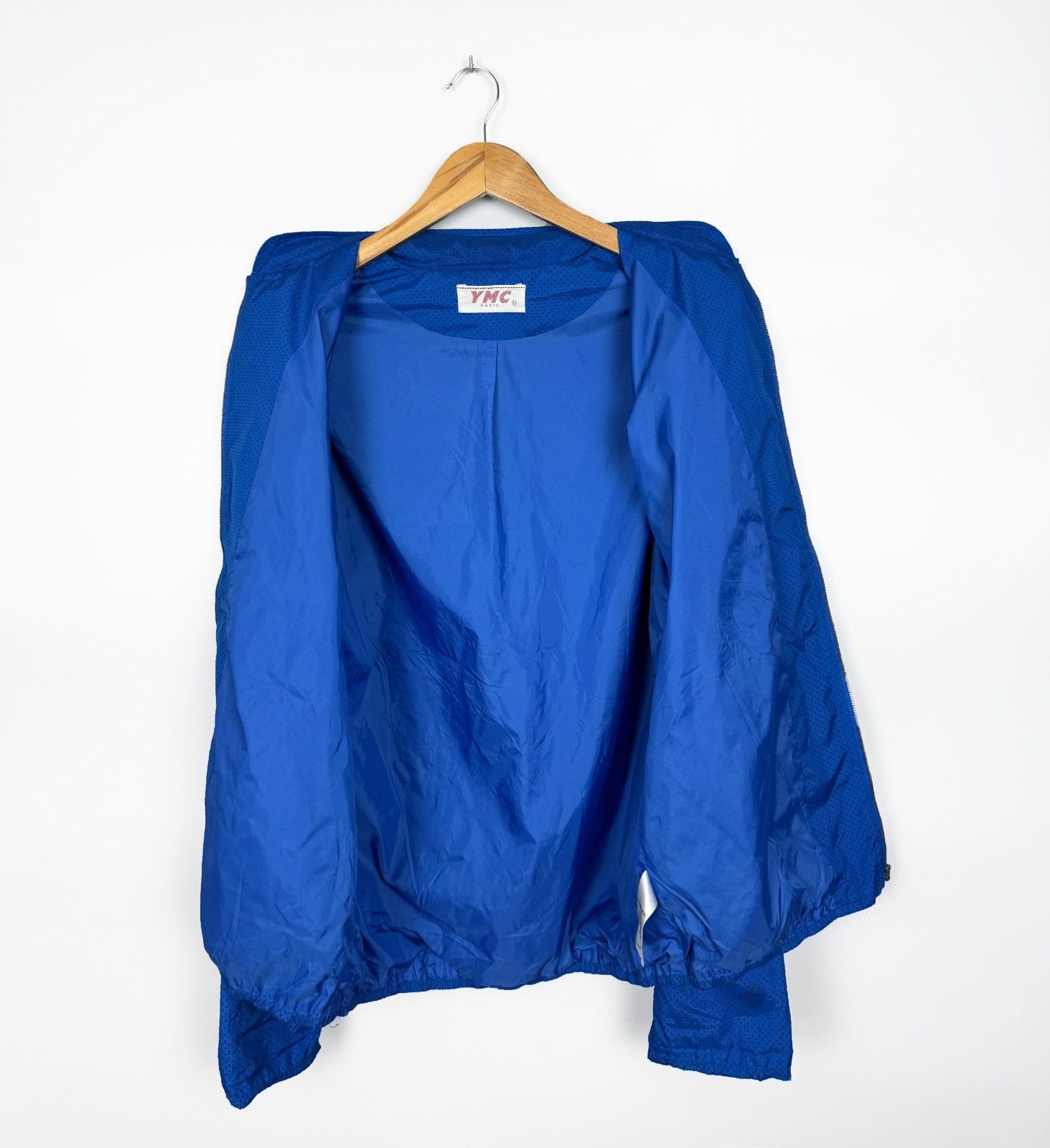 YMC YMC You Must Create Perforated Blue Double Zip Jacket Size US M / EU 48-50 / 2 - 8 Thumbnail