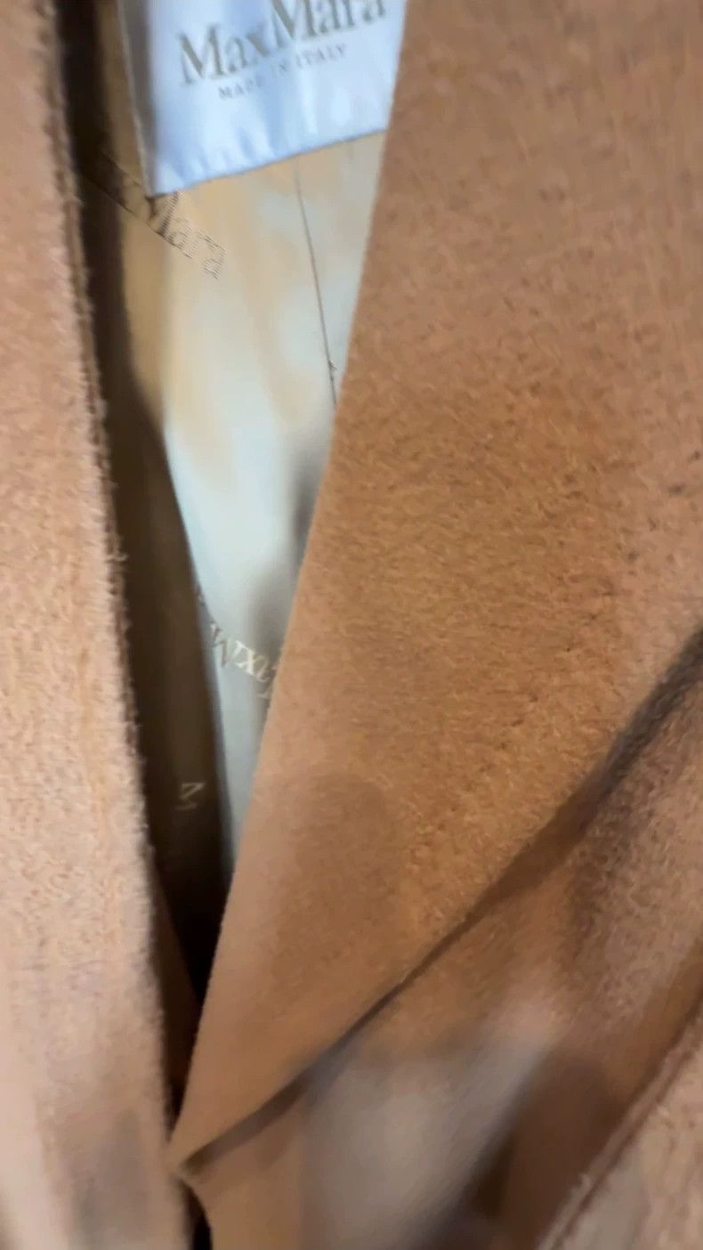 Max Mara Max Mara Water ripple white label main line overcoat Size S / US 4 / IT 40 - 1 Thumbnail