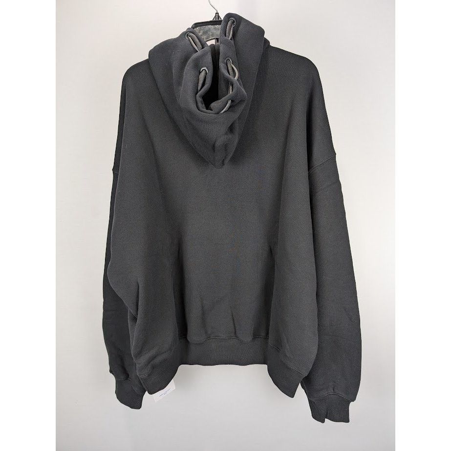 Off-White o1rshd1 Give Me Space DBL String Hoodie in Black / White Size US L / EU 52-54 / 3 - 11 Thumbnail