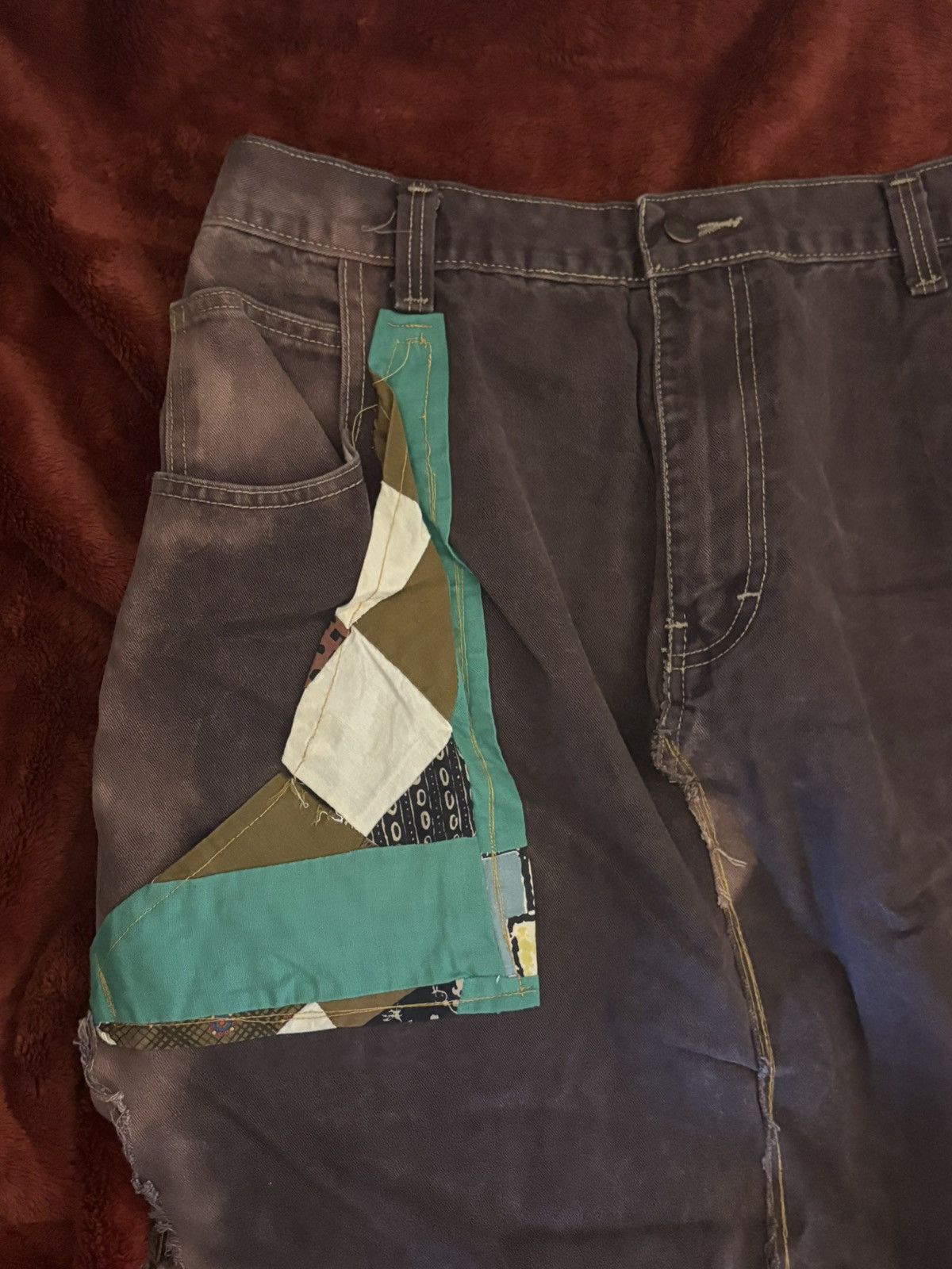 Other Jean patched maxi skirt Size 28" / US 6 / IT 42 - 2 Thumbnail