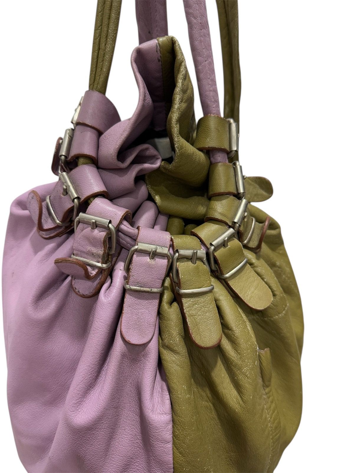 Dolce & Gabbana × Genuine Leather DOLCE & GABBANA LEATHER CROSS BODY BACKPACK PURPLE OLIVE Size ONE SIZE - 6 Thumbnail