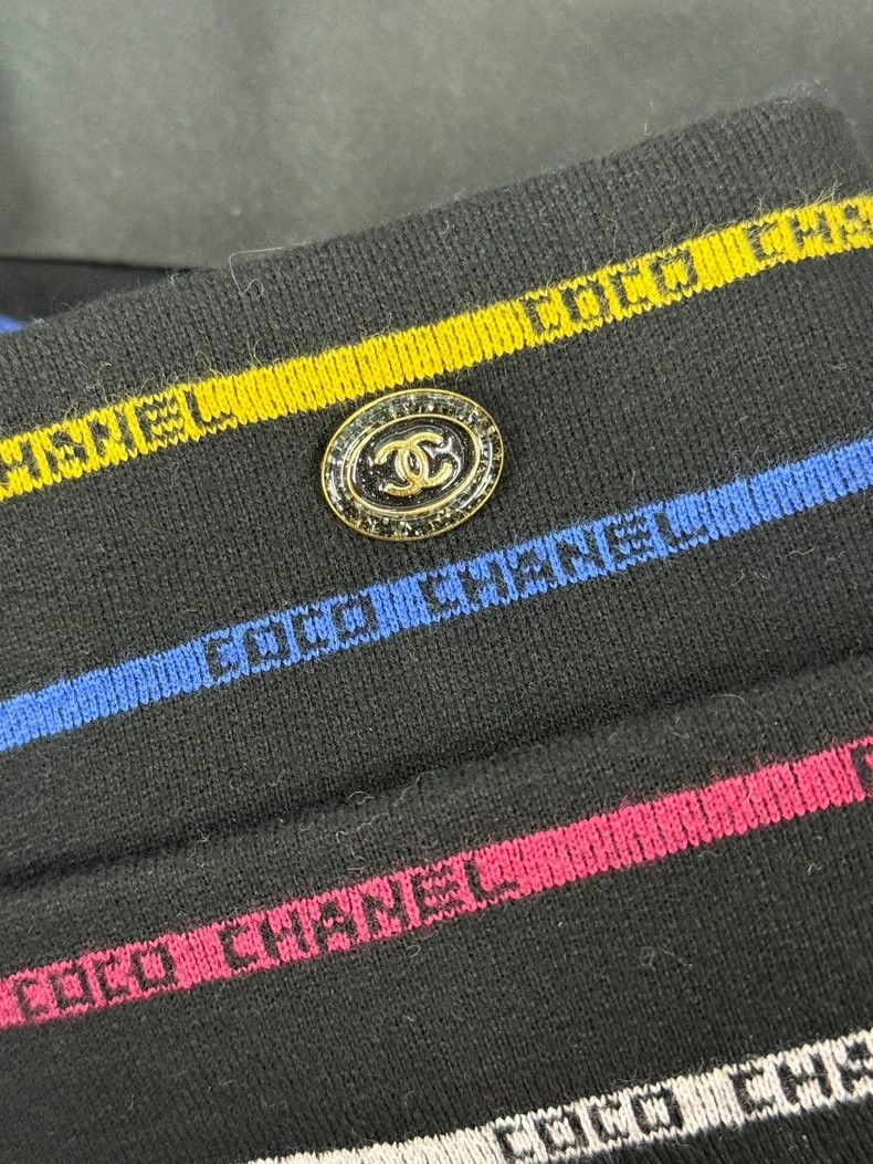 Chanel Chanel Colourful letter striped skirt Size 24" / US 00 / IT 34 - 3 Thumbnail