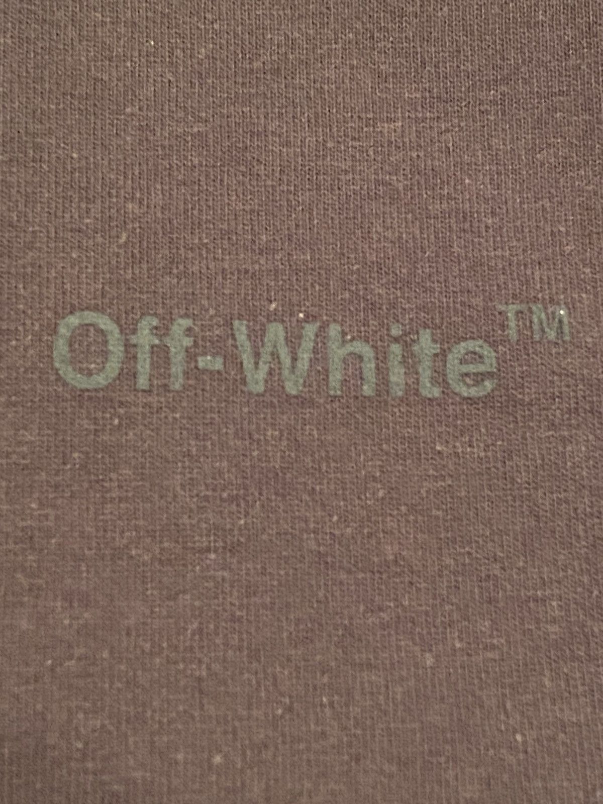 Off-White Off-White Two-Tone Striped Motif T-Shirt S Size US S / EU 44-46 / 1 - 7 Thumbnail