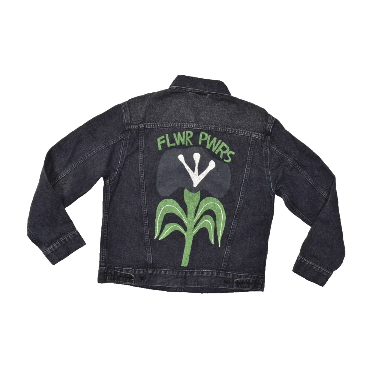 Levi's Levi's Trucker Jacket Cotton Hemp Blend Black Small Womens NWT Size S / US 4 / IT 40 - 2 Thumbnail