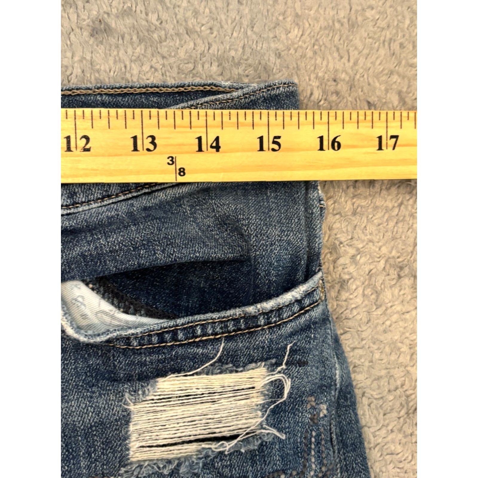 Vintage Rock & Republic Jeans Women’s 12M Berlin Skinny Medium Wash Blue Denim Stretch Size 34" / US 12 / IT 48 - 4 Thumbnail