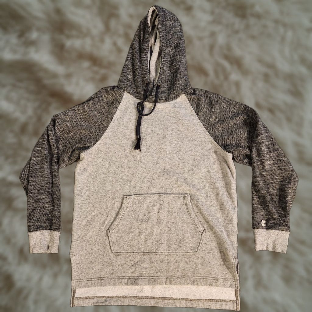 Vintage Homage Hoodie Mens Large Gray Long Sleeve Pullover Active Dog Hooded Pockets Linear Size US L / EU 52-54 / 3 - 1 Thumbnail