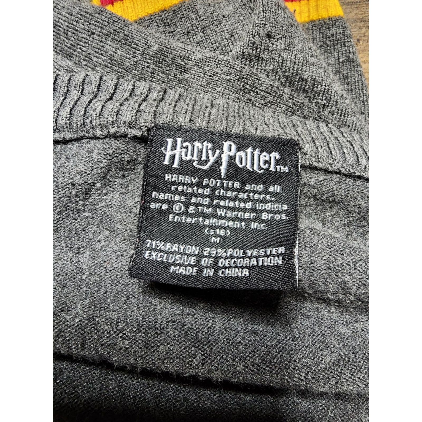 Vintage Harry Potter Cardigan Womens M Grey Griffindor Class Distressed Size M / US 6-8 / IT 42-44 - 5 Thumbnail