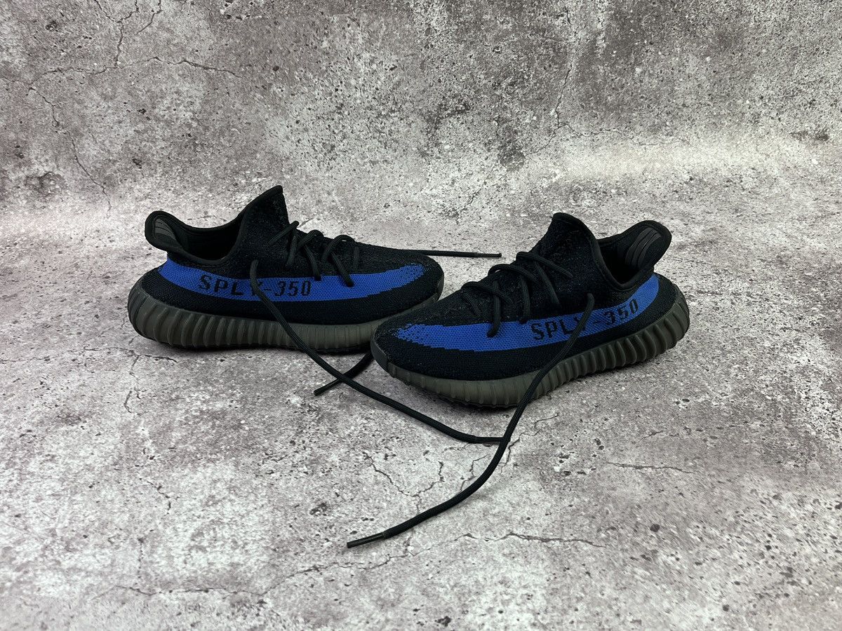Adidas × Kanye West Adidas Yeezy Boost 350 V2 Dazzling Blue Black Blue Sneakers Size US 6.5 / IT 36.5 - 2 Thumbnail