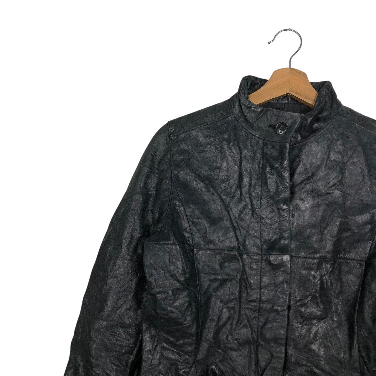 Japanese Brand 🔥VINTAGE BIKER SOFT LEATHER JACKET OZOC ISSEY MIYAKE Size US S / EU 44-46 / 1 - 9 Thumbnail