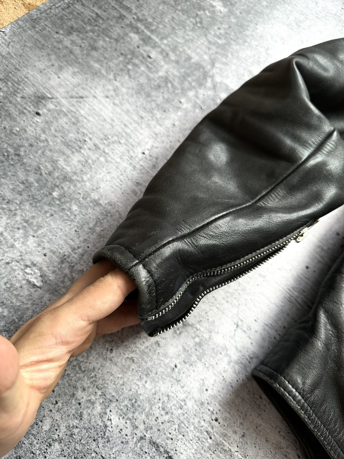Harley Davidson RARE🔥 Harley Davidson Motorcycle Leather Biker Moto Jacket! Size US S / EU 44-46 / 1 - 7 Thumbnail
