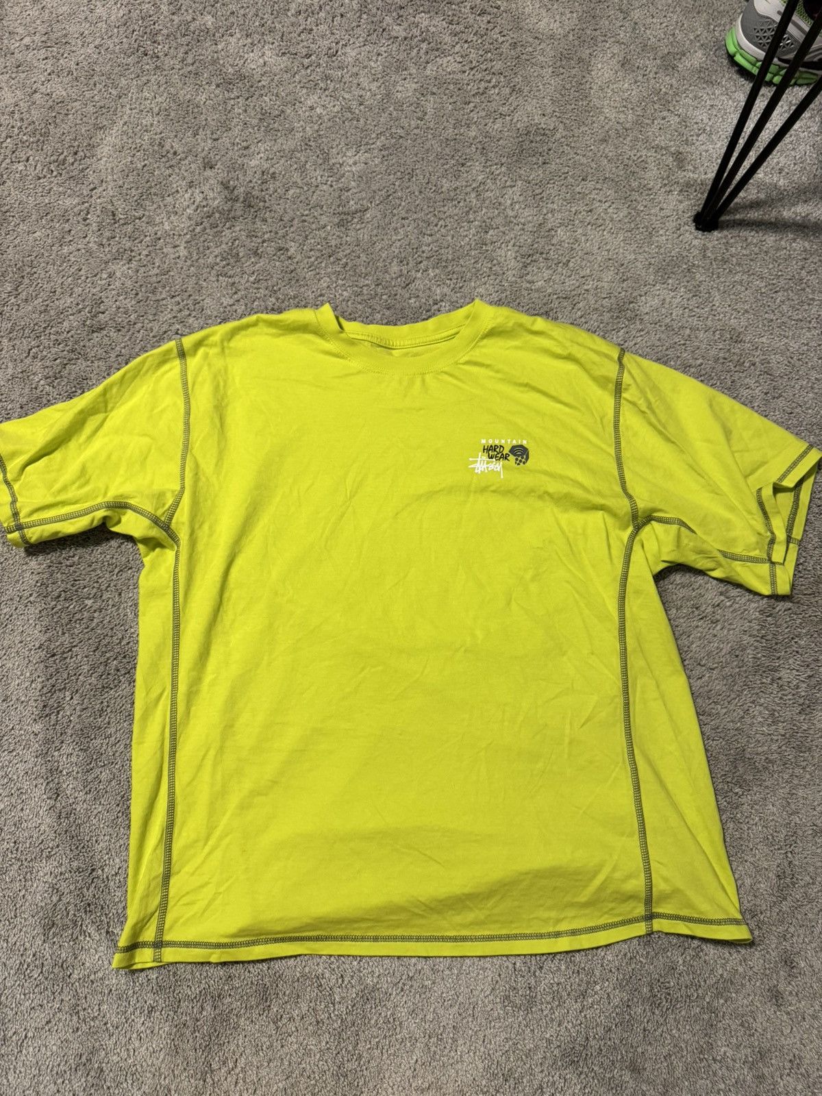 Mountain Hardwear × Stussy Mountain Hardwear x Stussy Neon Green Gorpcore Tee Size US L / EU 52-54 / 3 - 1 Thumbnail
