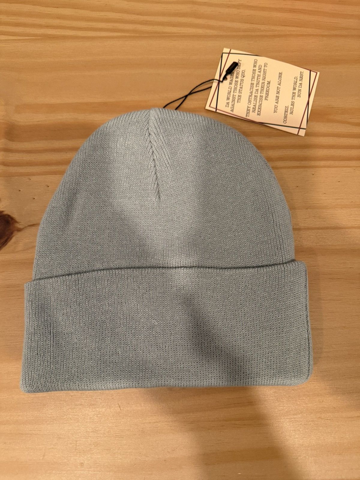 Corteiz Corteiz All Starz Beanie Gray Size ONE SIZE - 2 Thumbnail