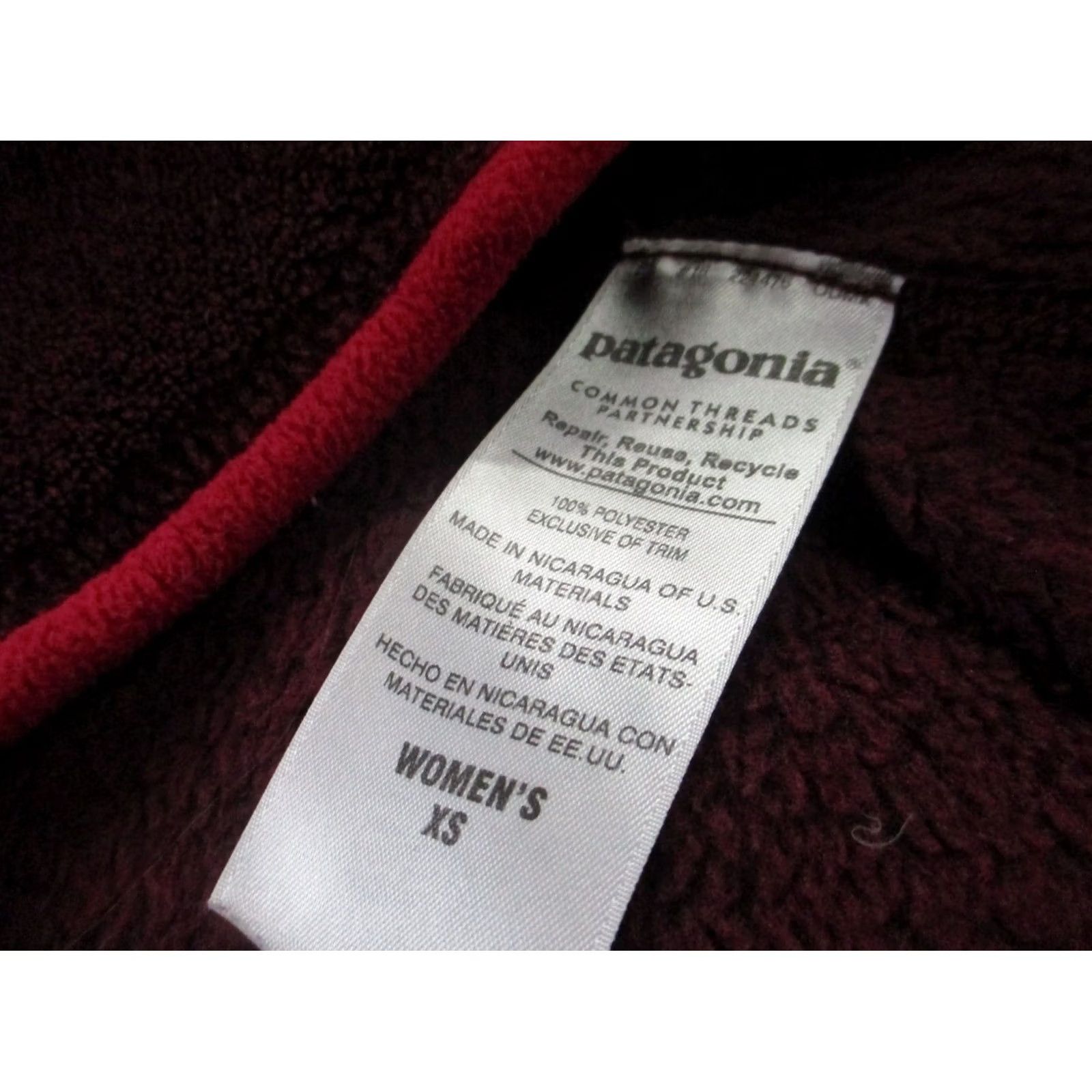 Patagonia Patagonia Jacket Womens XS Red Snap Fleece Mid-Length Windproof Pockets Casual, Regular, XS Womens Jacket Red Patagonia Size XS / US 0-2 / IT 36-38 - 7 Thumbnail