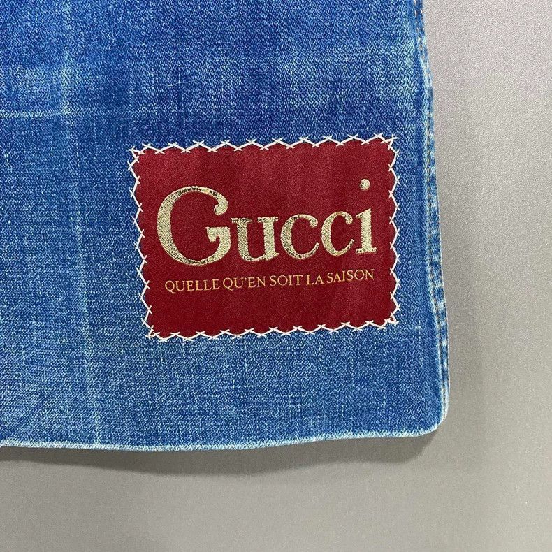 Gucci Blue Flared Denim Pants by Gucci-2505 Size 25" / US 0 / IT 36 - 6 Thumbnail