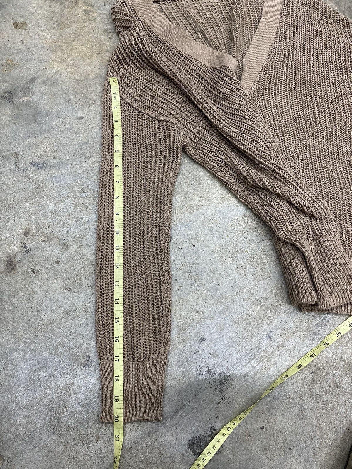 Hysteric Glamour × If Six Was Nine × Japanese Brand open knit cardigan AVV HOMME meshtop fishnet style Size US M / EU 48-50 / 2 - 10 Thumbnail