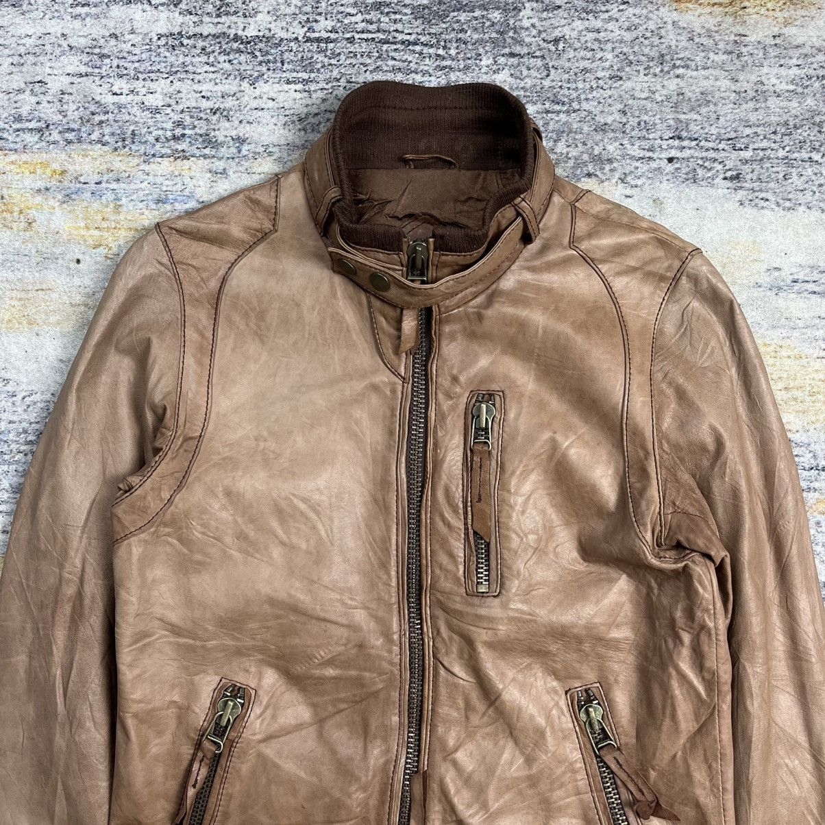Isamu Katayama Backlash House of blouse biker leather jacket Size US XS / EU 42 / 0 - 2 Thumbnail