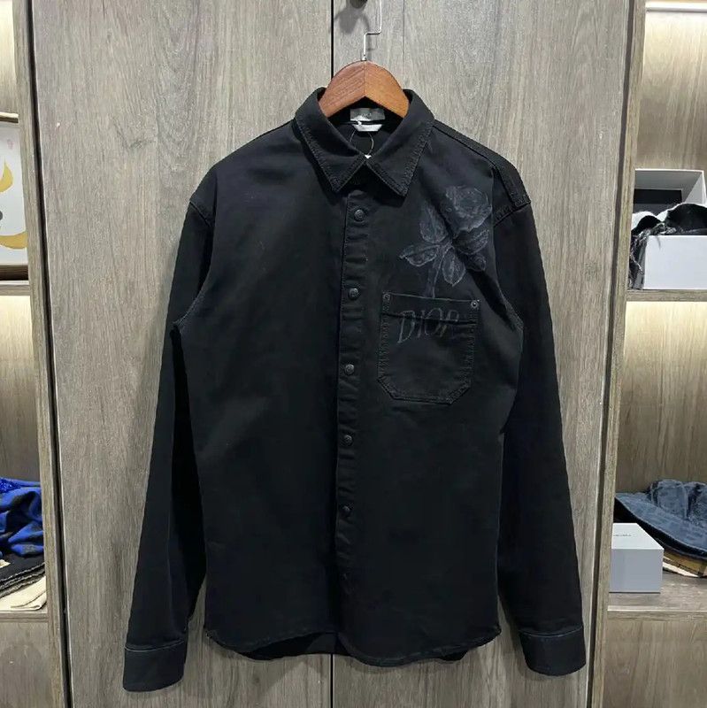 Dior Dior Black Leather Women's Jacket 0089 Size XS / US 0-2 / IT 36-38 - 1 Thumbnail
