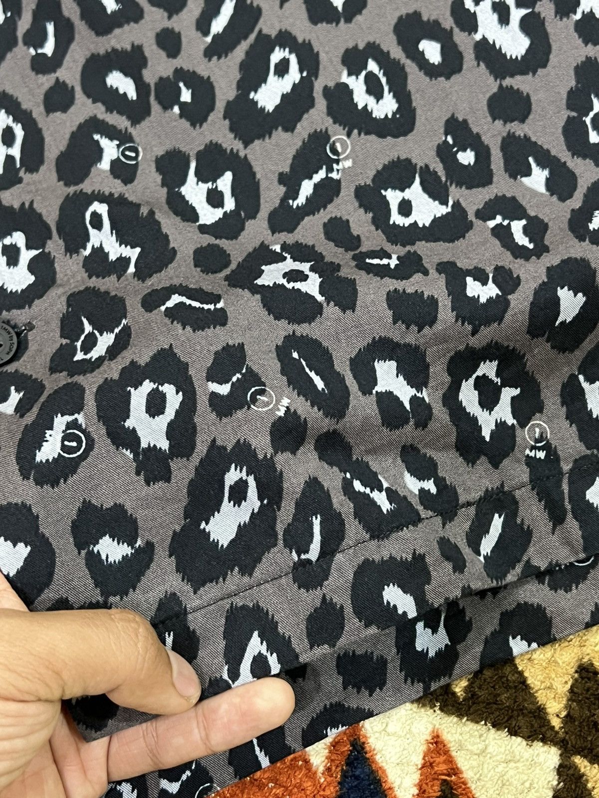 Sophnet. Sophnet x GU Wacko Maria Style Leopard Open Collar Shirt Size US M / EU 48-50 / 2 - 8 Thumbnail
