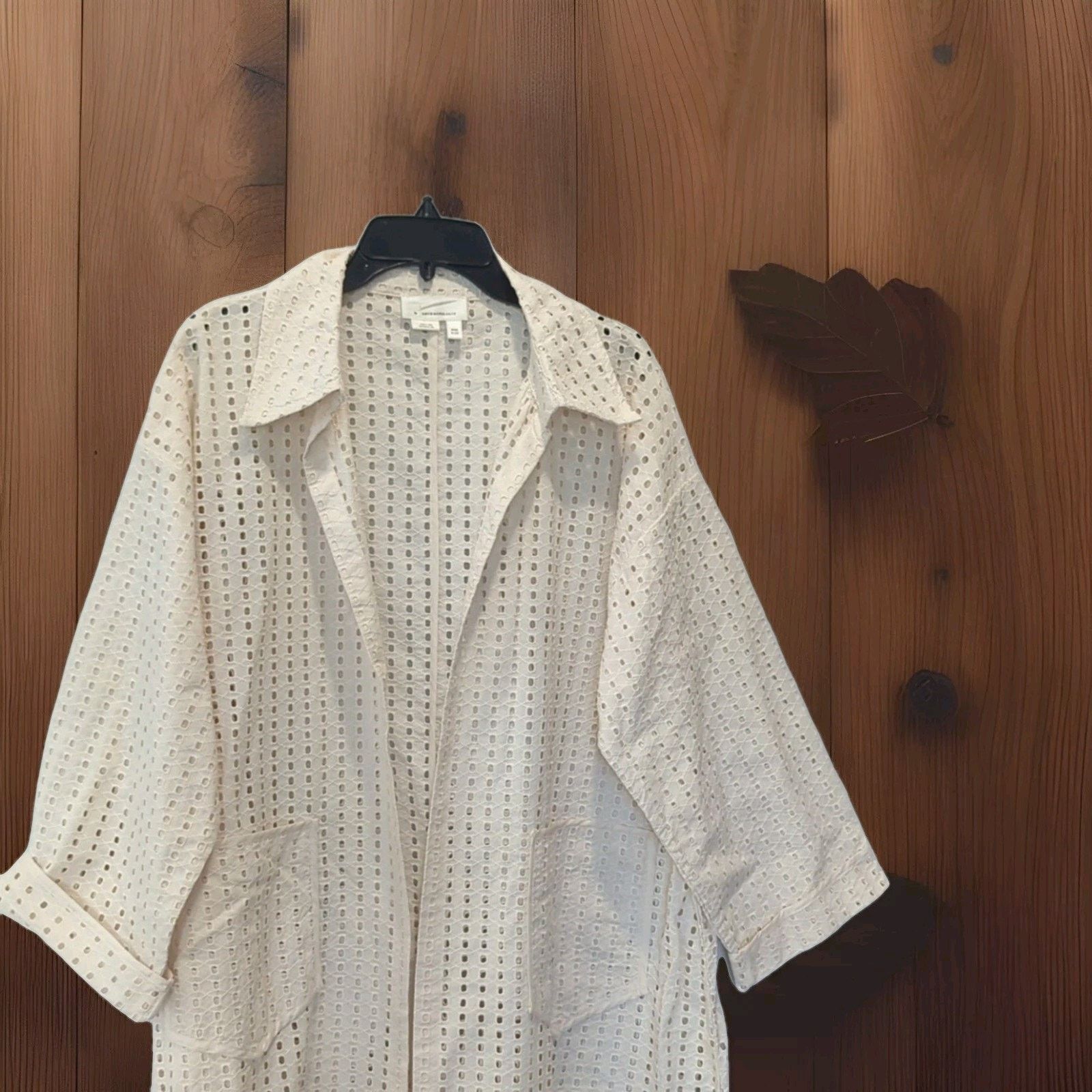 Anthropologie Anthropologie Collared Eyelet Duster One Size Size ONE SIZE - 7 Thumbnail